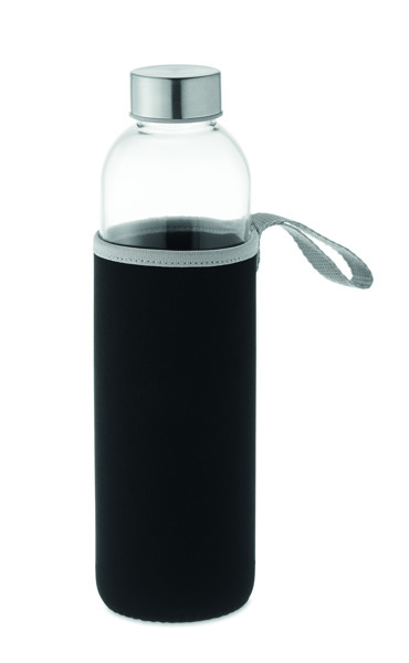 Utah Large glass bottle, 750 ml, neoprene pouch