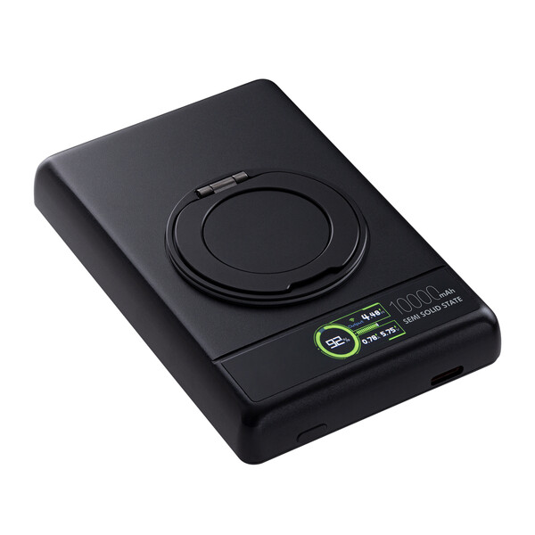 Powerbank sans fil magnétique 15W WATTRON ULTRA X ALU - noir / 10000 mAh