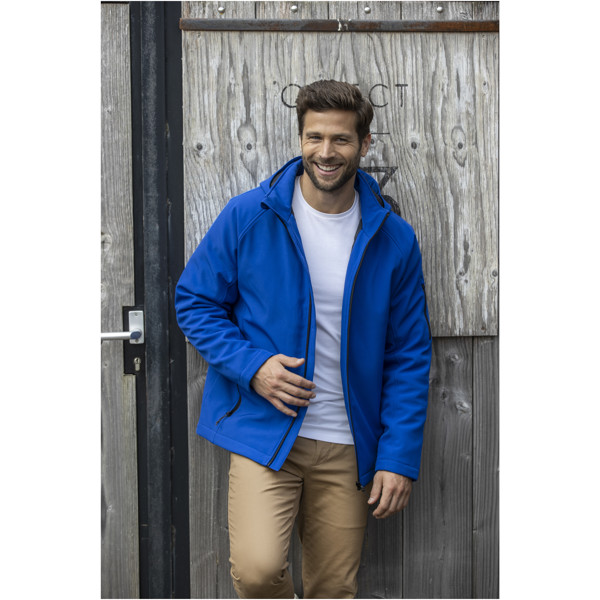 Notus wattierte Softshell Herrenjacke - schwarz / S