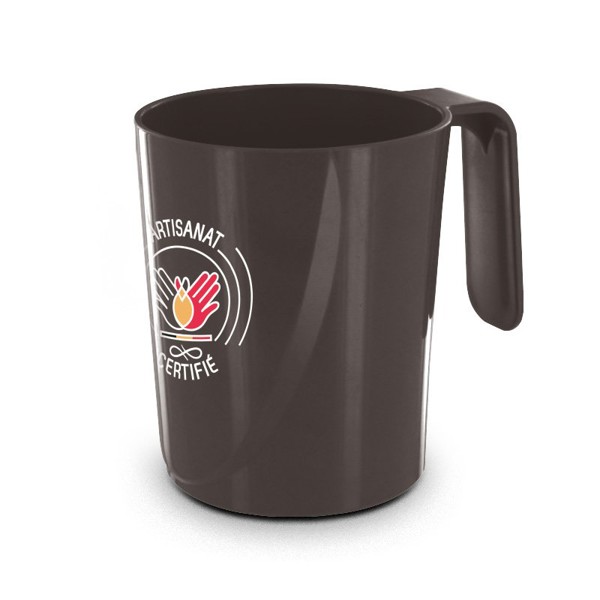 MUG PLASTIQUE (ABS) 35 cl RAS BORD - Blanc