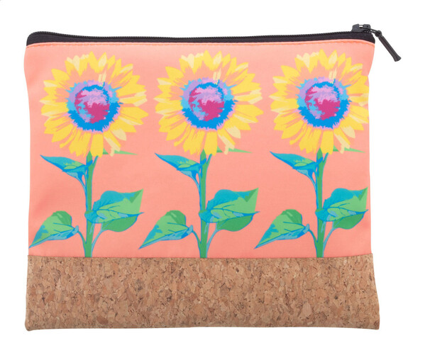 Trousse de toilette CreaBeauty Cork M - Noir / Naturelle