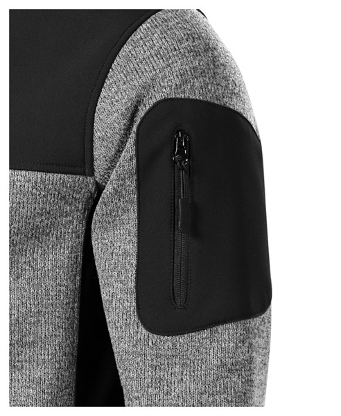 Softshellová Bunda Pánská Rimeck® Casual - Knit Light Gray / 3XL