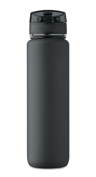 Sports water bottle RPET 1L Isforden Mark - Black