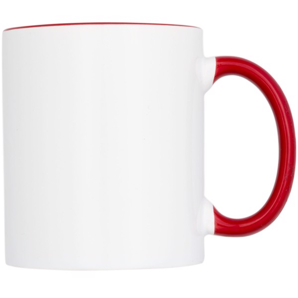 Pix 330 ml ceramic sublimation colour pop mug - Red