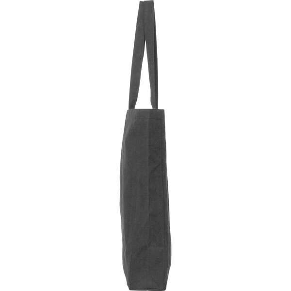 Shopper made from recycled cotton and polyester NINA - Black