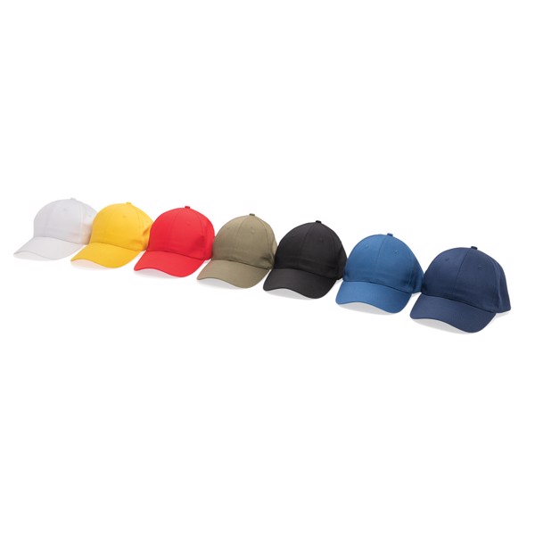 Impact 6 Panel Kappe aus 190gr rCotton mit AWARE™ Tracer - Weiß