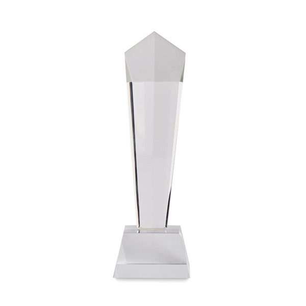 Diaward crystal trophy, 220mm glass