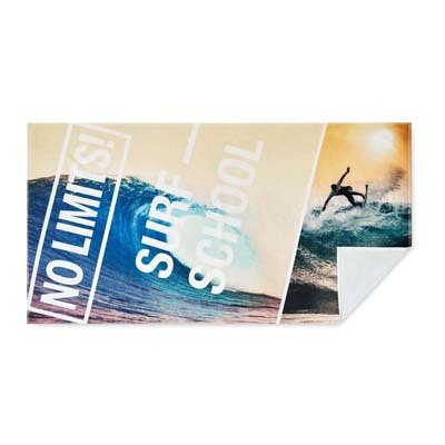 REPREVE® RPET beach towel - custom made