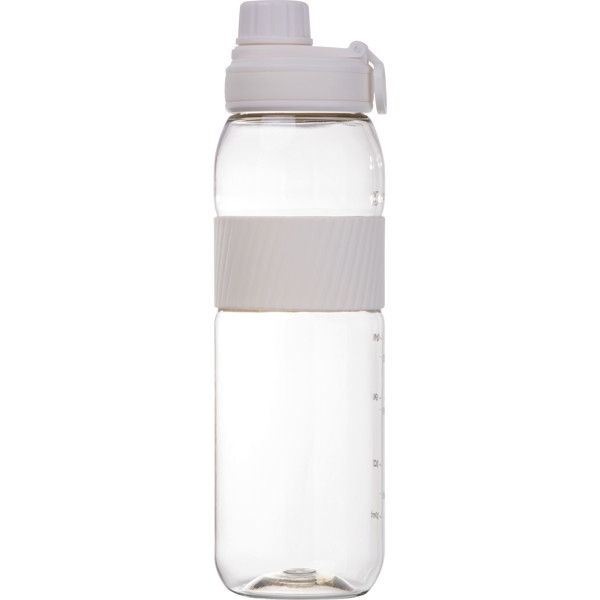 Tritan bottle with silicone grip LUCREZIA - White