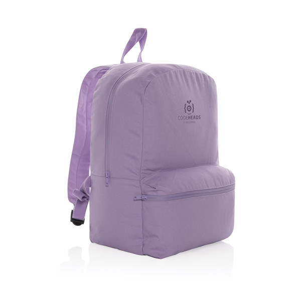 Impact Aware™ 285 gsm rcanvas backpack - Lavender