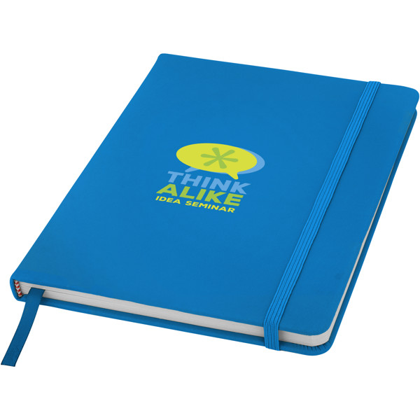 Blocco note formato A5 con copertina rigida Spectrum - Blu chiaro