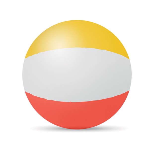 Playtime inflatable beach ball, Ø235mm - Multicolour