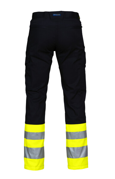 6523 PANTS HV CL 1 YEL/BLACK 58