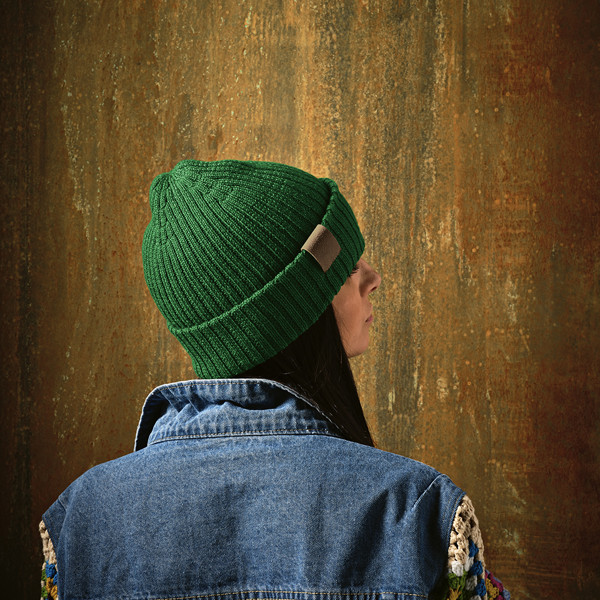 Cobain Beanie - Tmavozelená