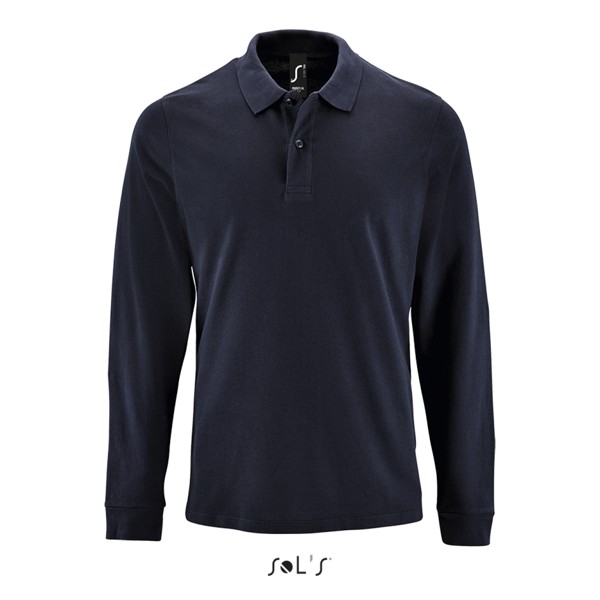 Sol's Perfect Lsl Men - Long-Sleeve Piqué Polo Shirt - French Navy / S