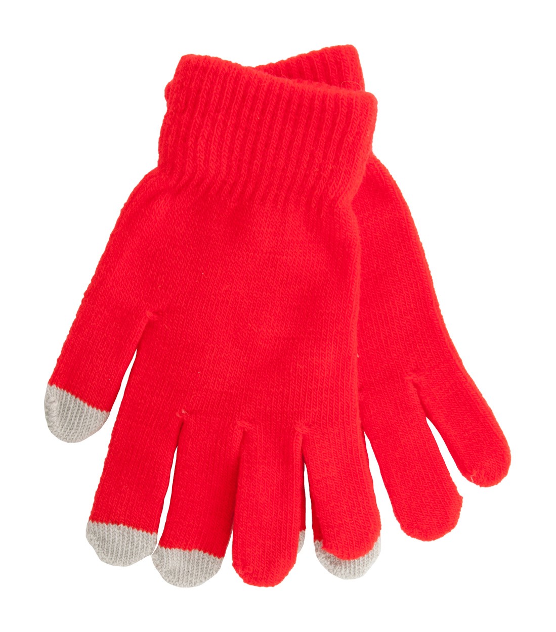 Touch Screen Gloves Actium - Red / Grey