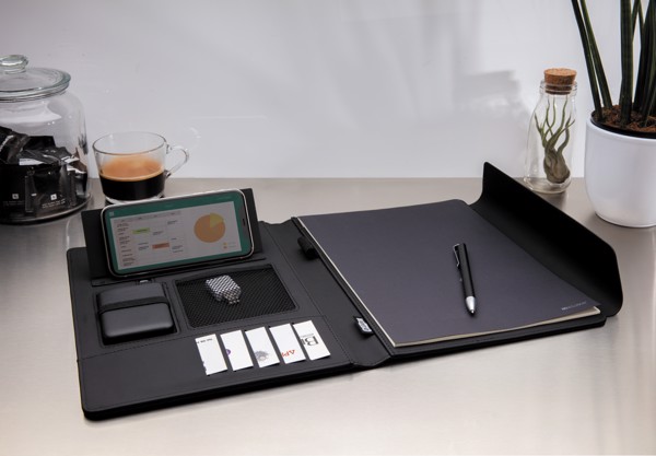 Portfolio A4 s bezdrátovým nabíjením a powerbankou Fiko 5W