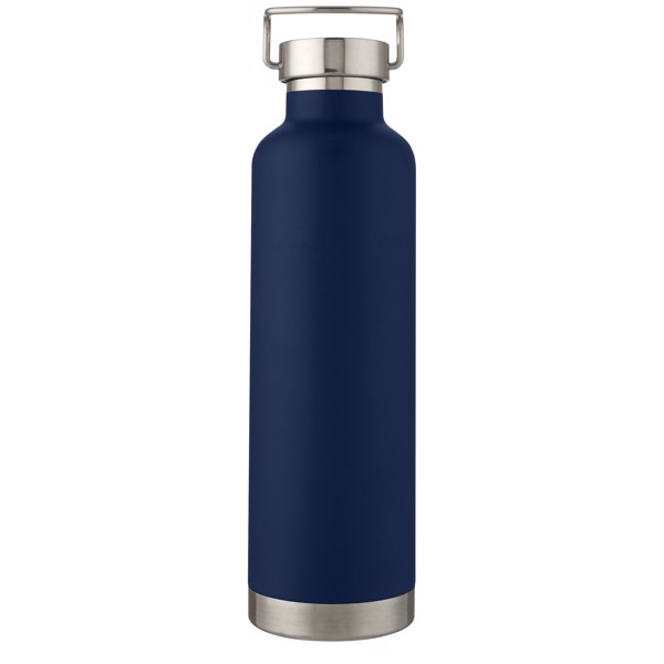 Bouteille de sport Thor de 1 L avec isolation par le vide et couche de cuivre - Bleu foncé