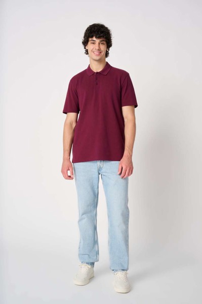 Men's Pique Polo Shirt - Ideal White / 5XL