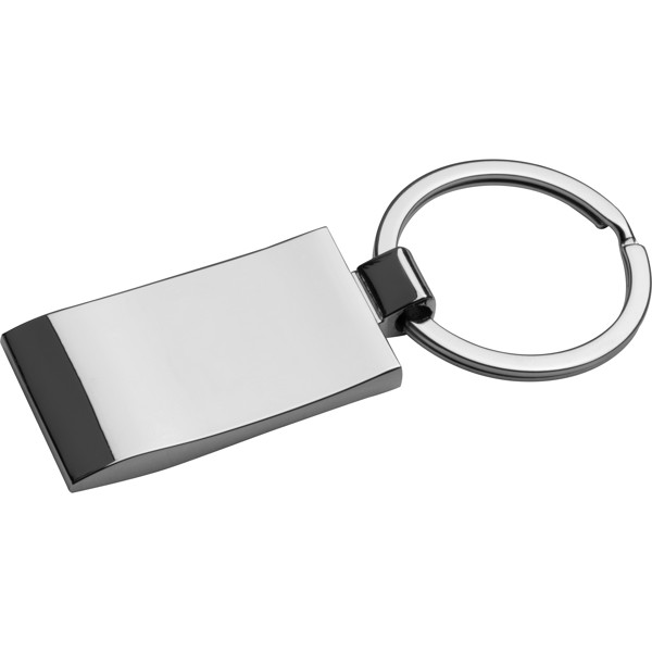 Metal keyring NAOMI - Silvergrey