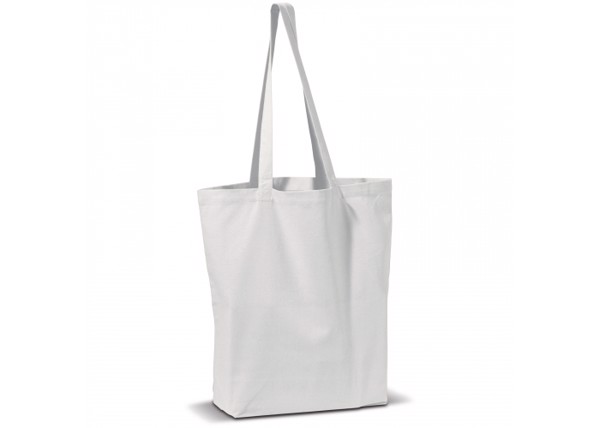 Shoulder bag canvas 250g/m² 41x12x43cm - White