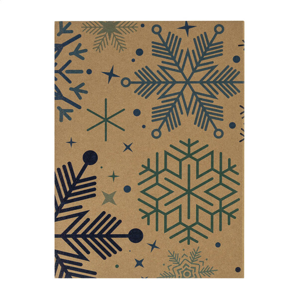 Carte de Noël FestiCard Kraft, étoile - Naturelle