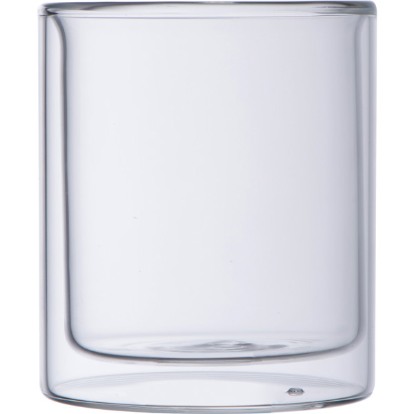 Double-walled cappuccino cup 200ml EMILIAN - Transparent