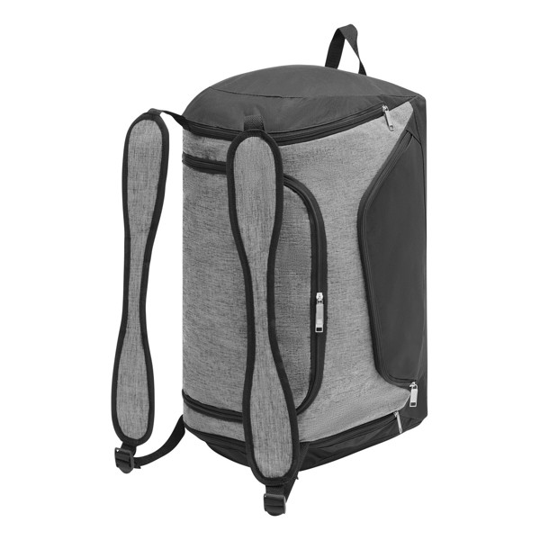 Sporttasche 2 In 1 - Grau / Schwarz