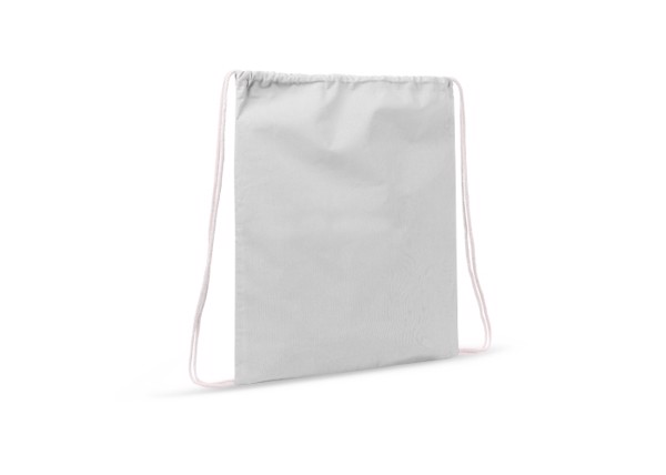 Drawstring bag cotton OEKO-TEX® 140g/m² 35x45cm - White