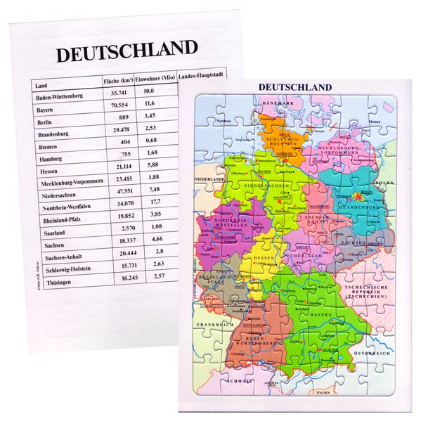 Puzzle "Germany And Its Neighbours"