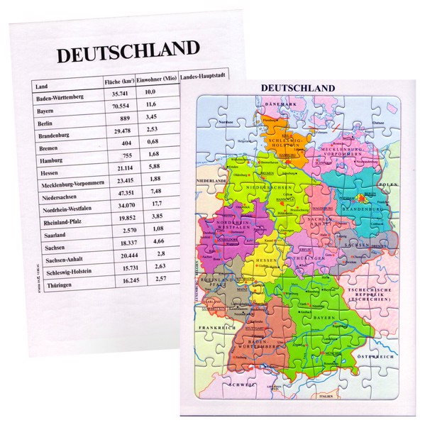 Puzzle "Deutschland Und Seine Nachbarn"