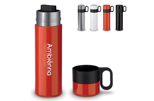 Thermo bottle Flow with handle 500ml - Silver
