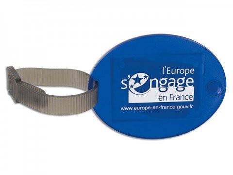 ETIQUETTE VALISE AVEC BRACELET REGLABLE