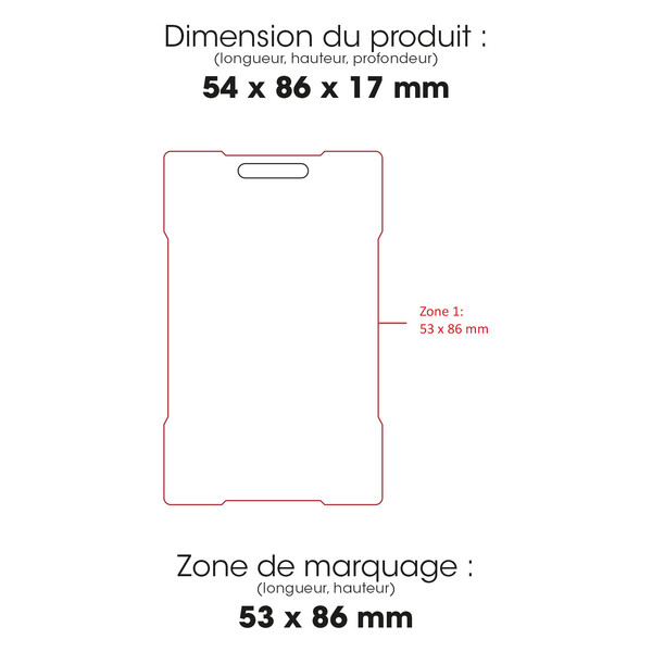 CARBON FINDER - BND553 - Système de suivi double pour Apple et Android, au format carte de crédit