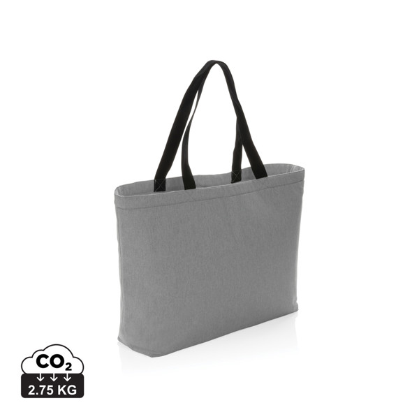 Impact Aware™ 285 gsm rcanvas large cooler tote undyed - Grey