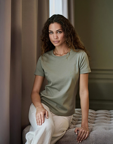 Women's Pima Cotton Tee - White / M