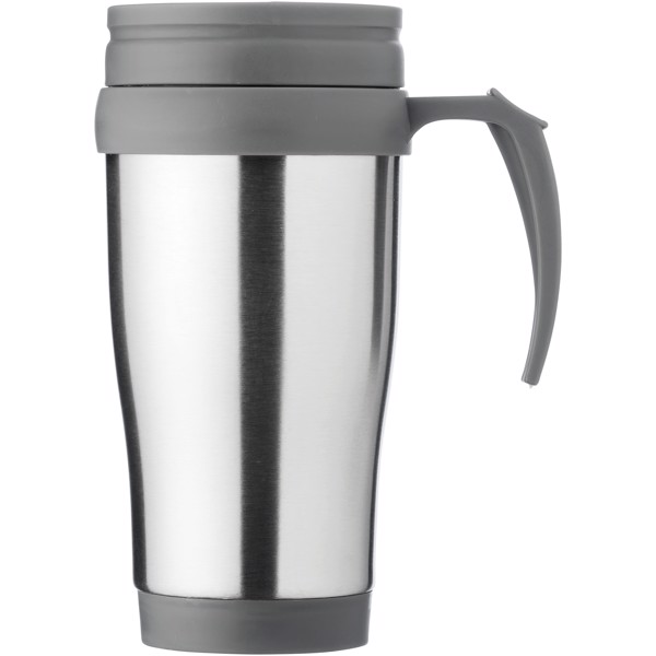 Sanibel 400 ml insulated mug - Silver / Grey