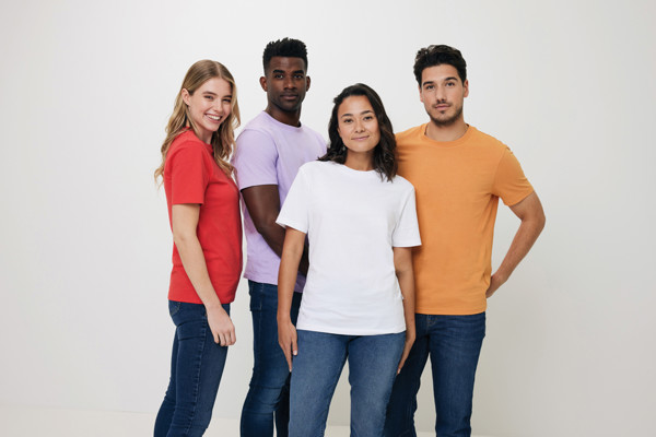 T-shirt en coton recyclé Iqoniq Bryce - Luscious Red / XL