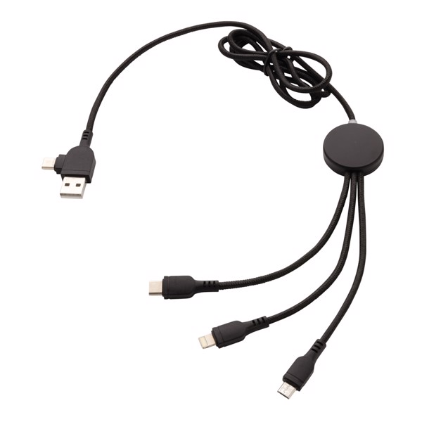 Kabel 6-u-1 sa svjetlećim logotipom