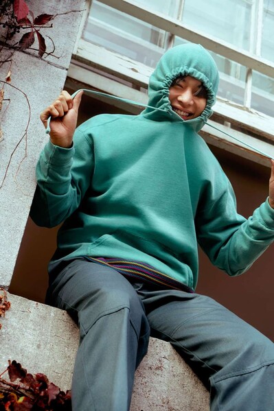 Adult Hooded Sweatshirt - Pepper / S