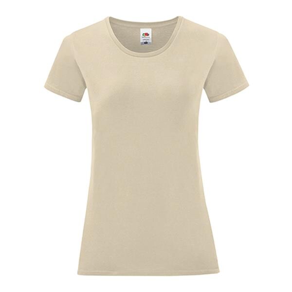 Ladies Iconic T - Vermelho / L