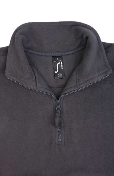 Sol's Ness - Fleece 1/4 Zip Sweatshirt - Black / XL