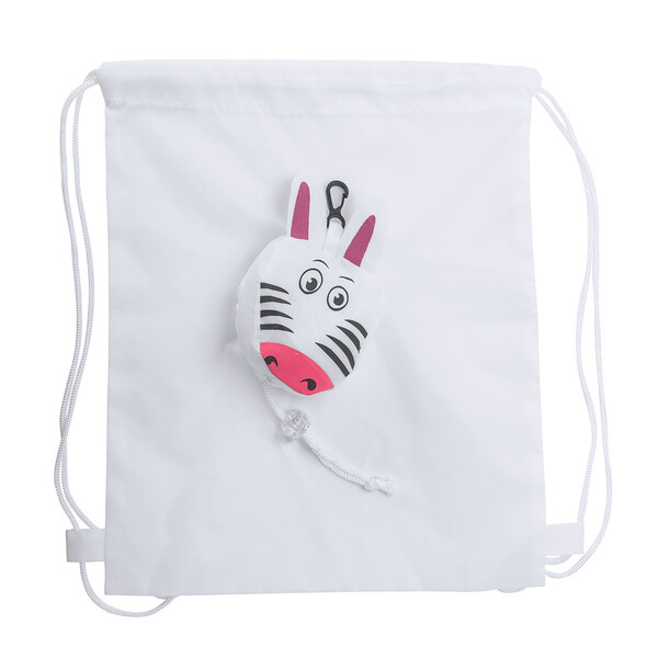 Drawstring backpack for children Montecarlo - White (ffffff)