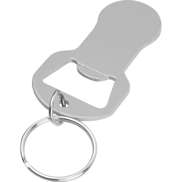 OLIVER Kľúčenka z recyklovaného hliníka - Silvergrey