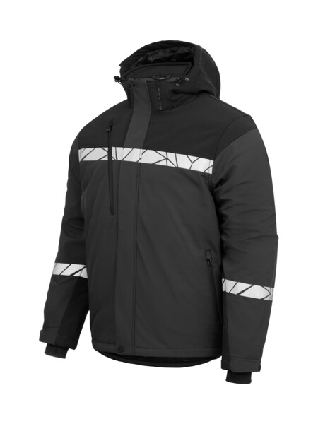 7413 SOFTSHELL JKT PADDED PGL Grey/Black S