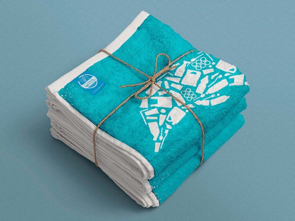 SEAQUAL jacquard towel - custom made