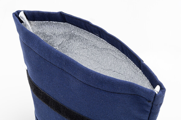 Sac isotherme en canvas recyclé Rekan Cool - Bleu