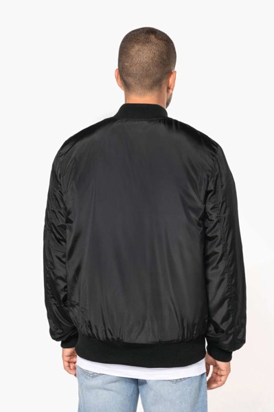Men's Bomber Jacket - Black / S