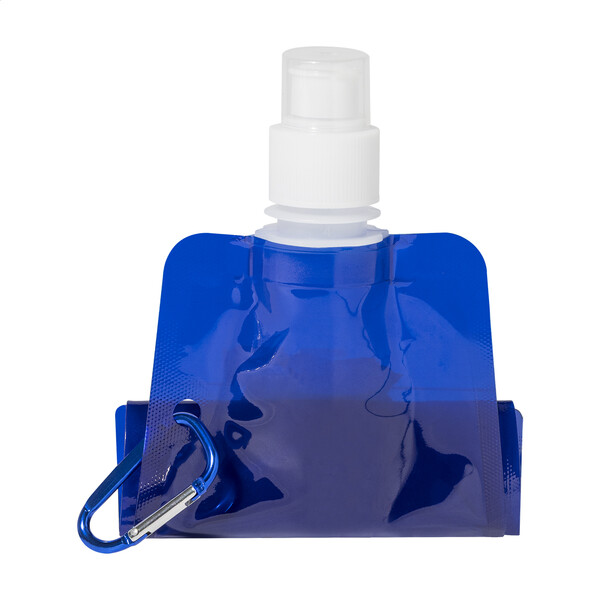 Bouteille pliable en RPET Carabol - Bleu