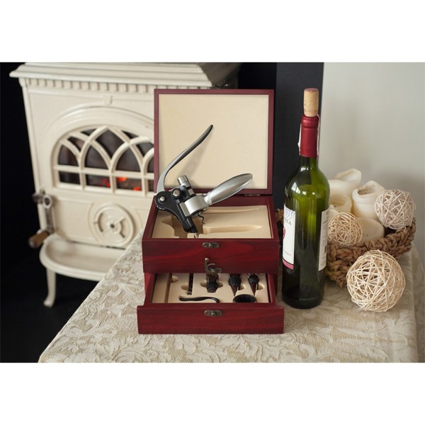 Double decker wine set